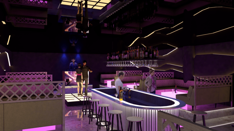 Render Interior Cafe Modern