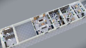 desain interior kantor 3d-layout